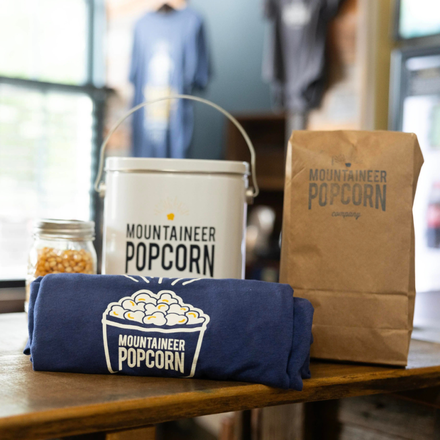 Premium_ Popcorn + t-shirt + 1 gal tin
