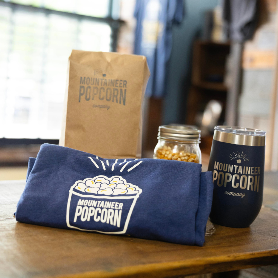 Decadent_ Popcorn + t-shirt + tumbler